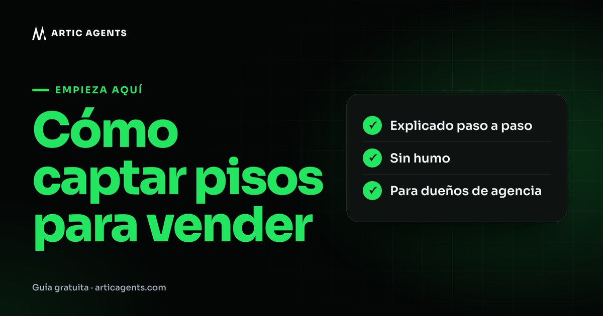 Portada: Cómo captar pisos para vender